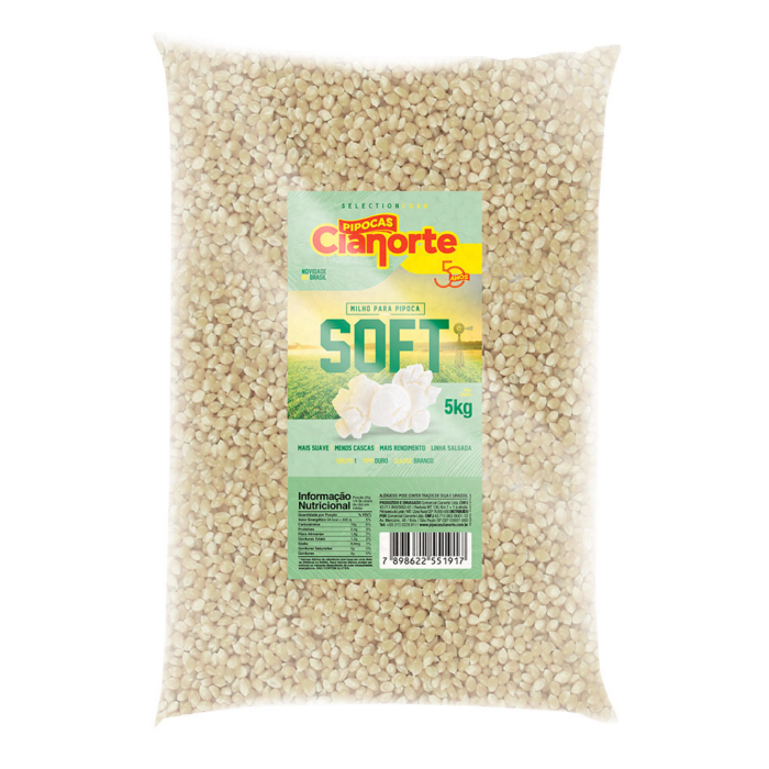 Milho para Pipoca Soft 5Kg